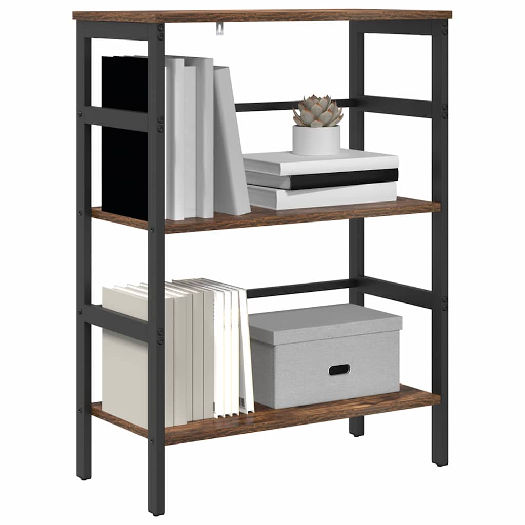 Bücherregal Geräucherte Eiche 60 x 29,5 x 81 cm Holzwerkstoff