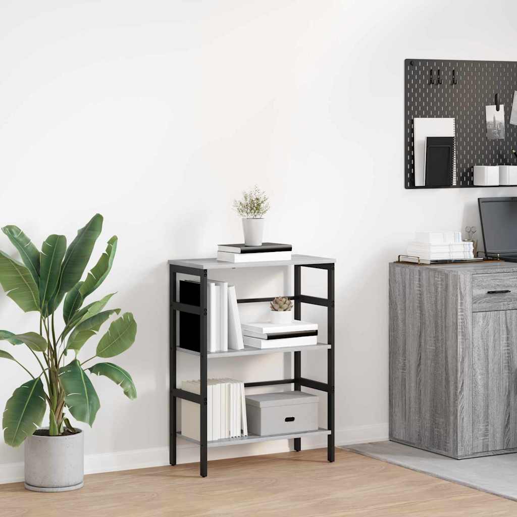 Bücherregal Graues Sonoma 60 x 29,5 x 81 cm Holzwerkstoff