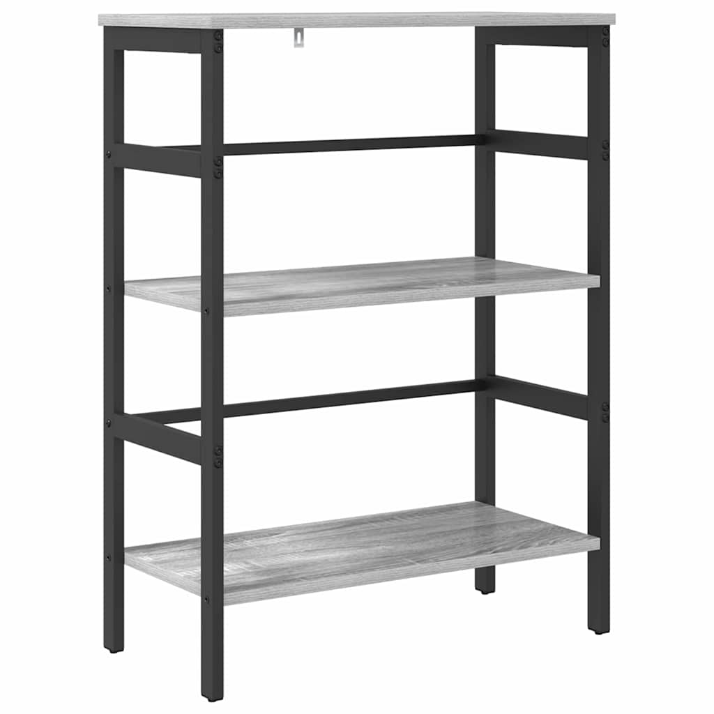 Bücherregal Graues Sonoma 60 x 29,5 x 81 cm Holzwerkstoff