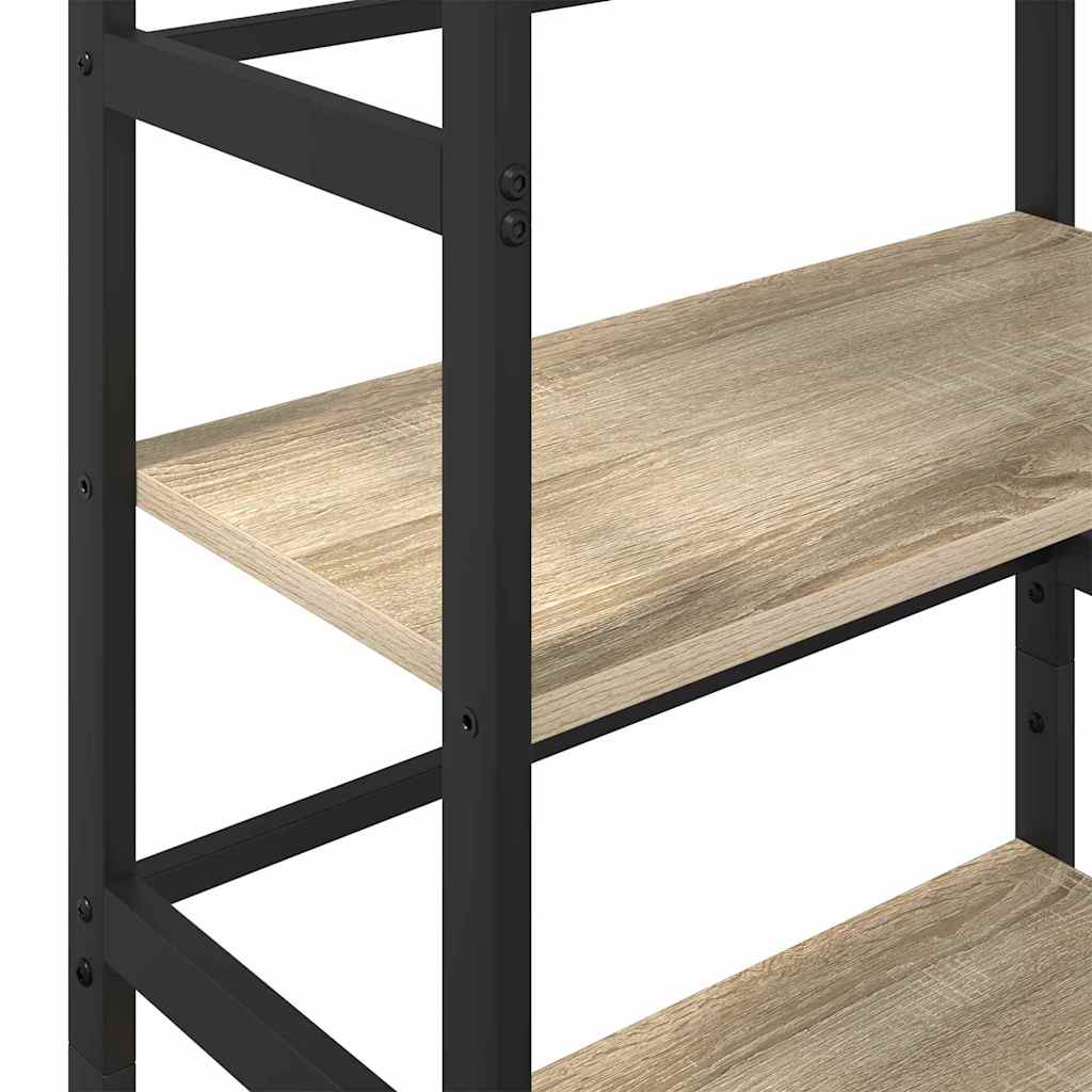 Bücherregal Sonoma-Eiche 60 x 29,5 x 115 cm Holzwerkstoff