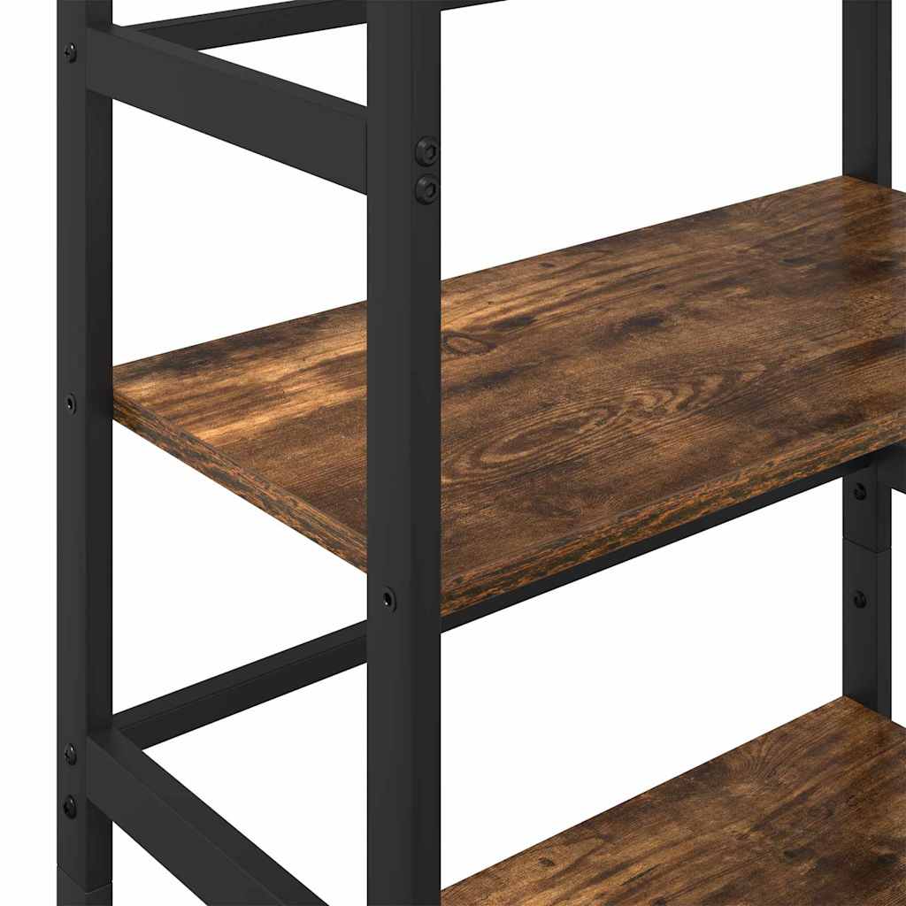 Bücherregal Geräucherte Eiche 60 x 29,5 x 115 cm Holzwerkstoff