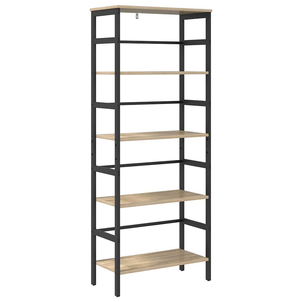 Bücherregal Sonoma-Eiche 60 x 29,5 x 149 cm Holzwerkstoff