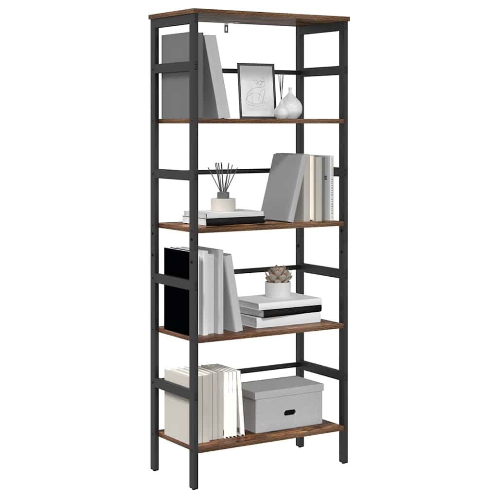 Bücherregal Geräucherte Eiche 60 x 29,5 x 149 cm Holzwerkstoff