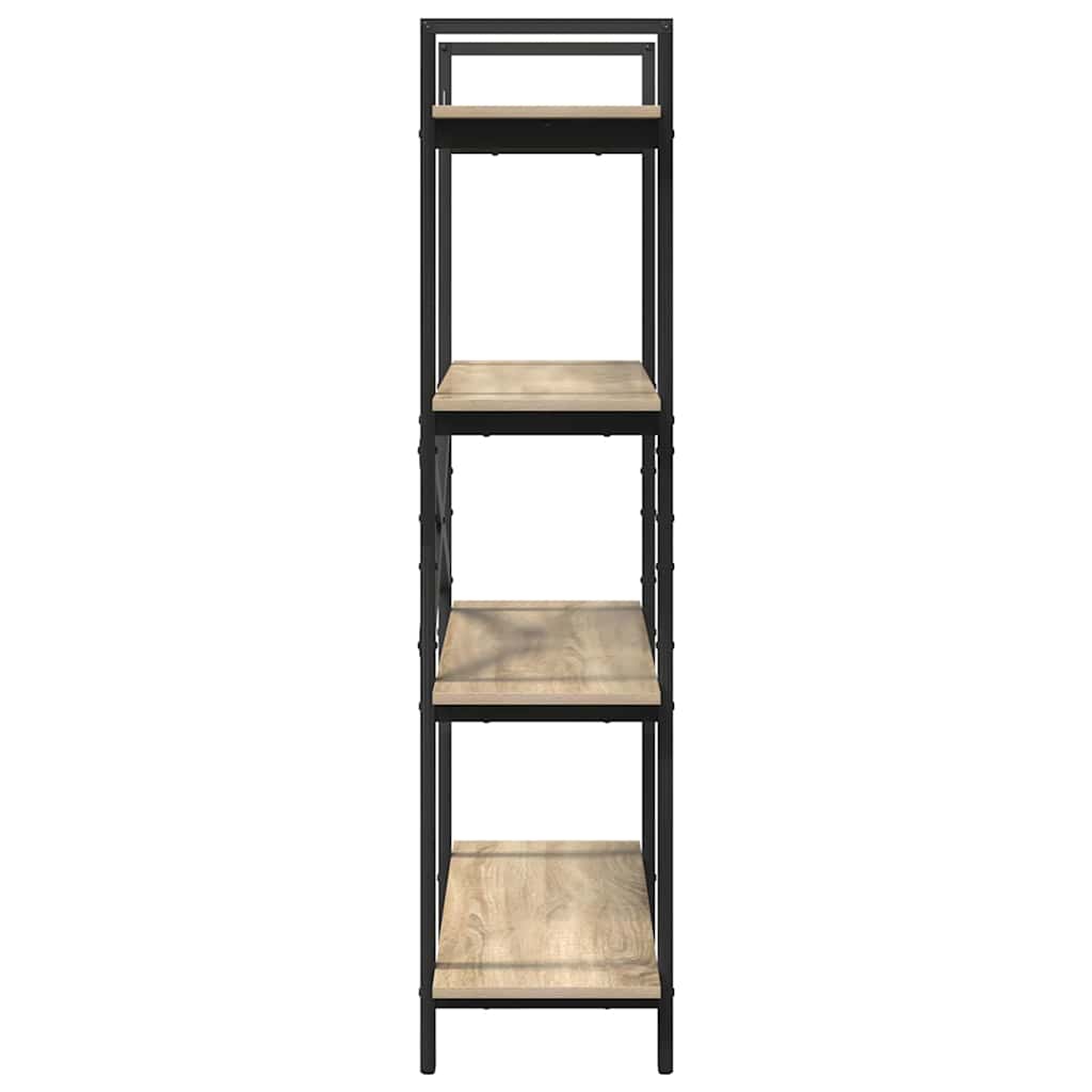 Bücherregal Sonoma-Eiche 100 x 33,5 x 140 cm Holzwerkstoff