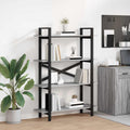 Bücherregal Graues Sonoma 100 x 33,5 x 140 cm Holzwerkstoff