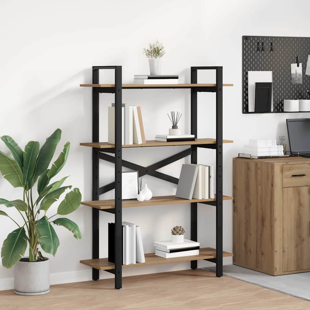 Bücherregal Artisan-Eiche 100 x 33,5 x 140 cm Holzwerkstoff