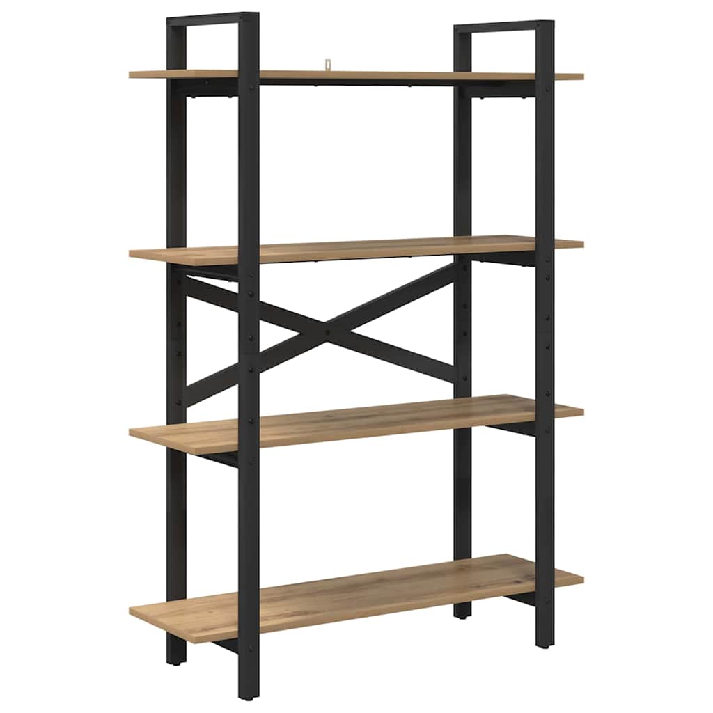 Bücherregal Artisan-Eiche 100 x 33,5 x 140 cm Holzwerkstoff