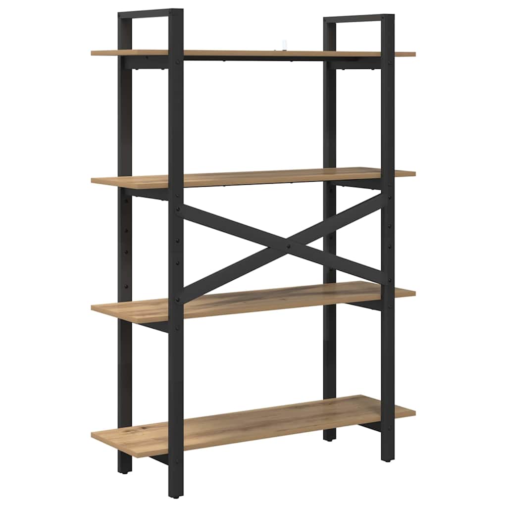 Bücherregal Artisan-Eiche 100 x 33,5 x 140 cm Holzwerkstoff