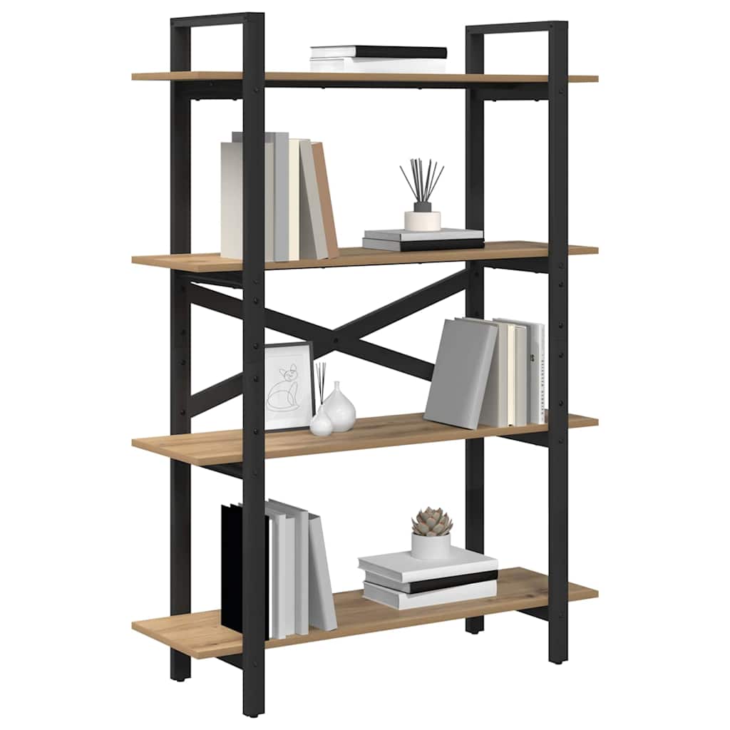 Bücherregal Artisan-Eiche 100 x 33,5 x 140 cm Holzwerkstoff