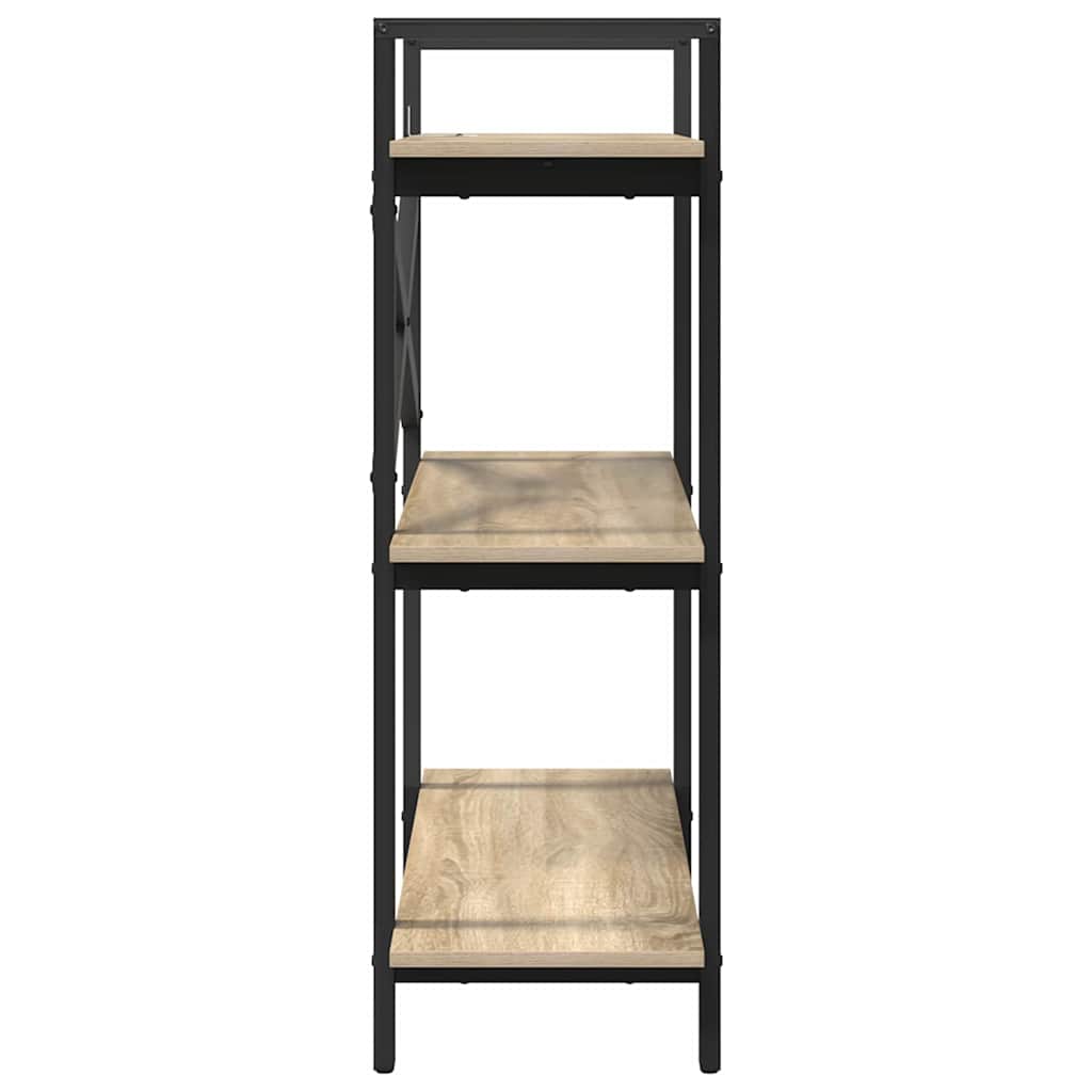 Bücherregal Sonoma-Eiche 100 x 33,5 x 102 cm Holzwerkstoff