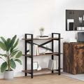 Bücherregal Geräucherte Eiche 100 x 33,5 x 102 cm Holzwerkstoff