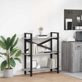 Bücherregal Graues Sonoma 100 x 33,5 x 102 cm Holzwerkstoff