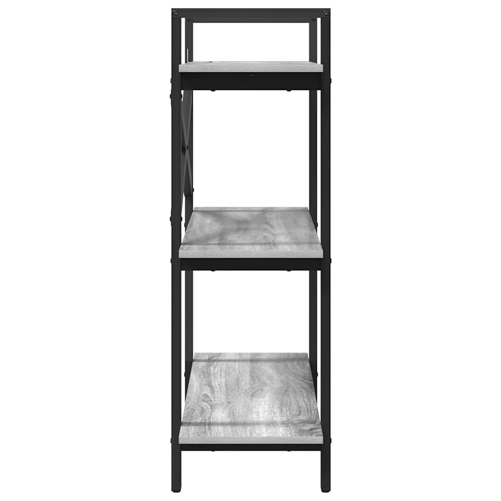 Bücherregal Graues Sonoma 100 x 33,5 x 102 cm Holzwerkstoff
