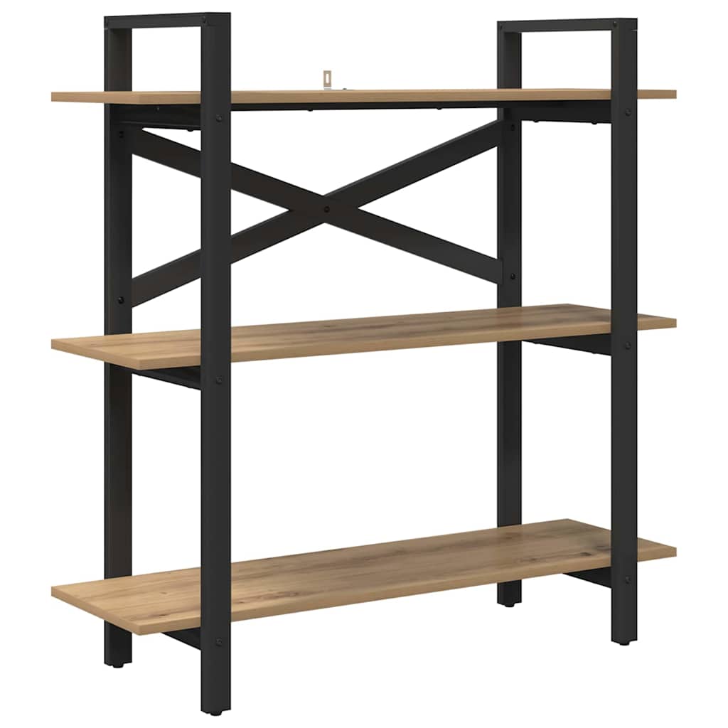 Bücherregal Artisan-Eiche 100 x 33,5 x 102 cm Holzwerkstoff