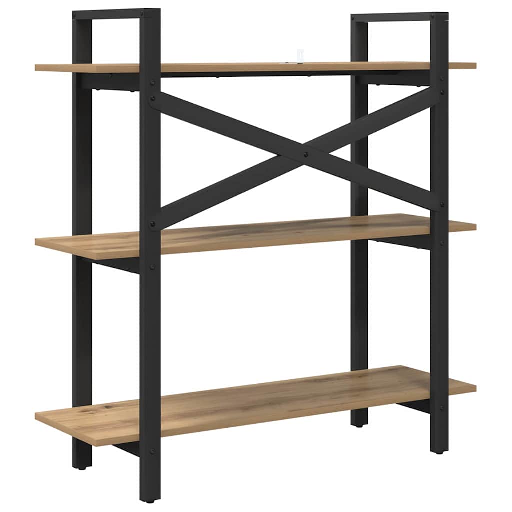 Bücherregal Artisan-Eiche 100 x 33,5 x 102 cm Holzwerkstoff