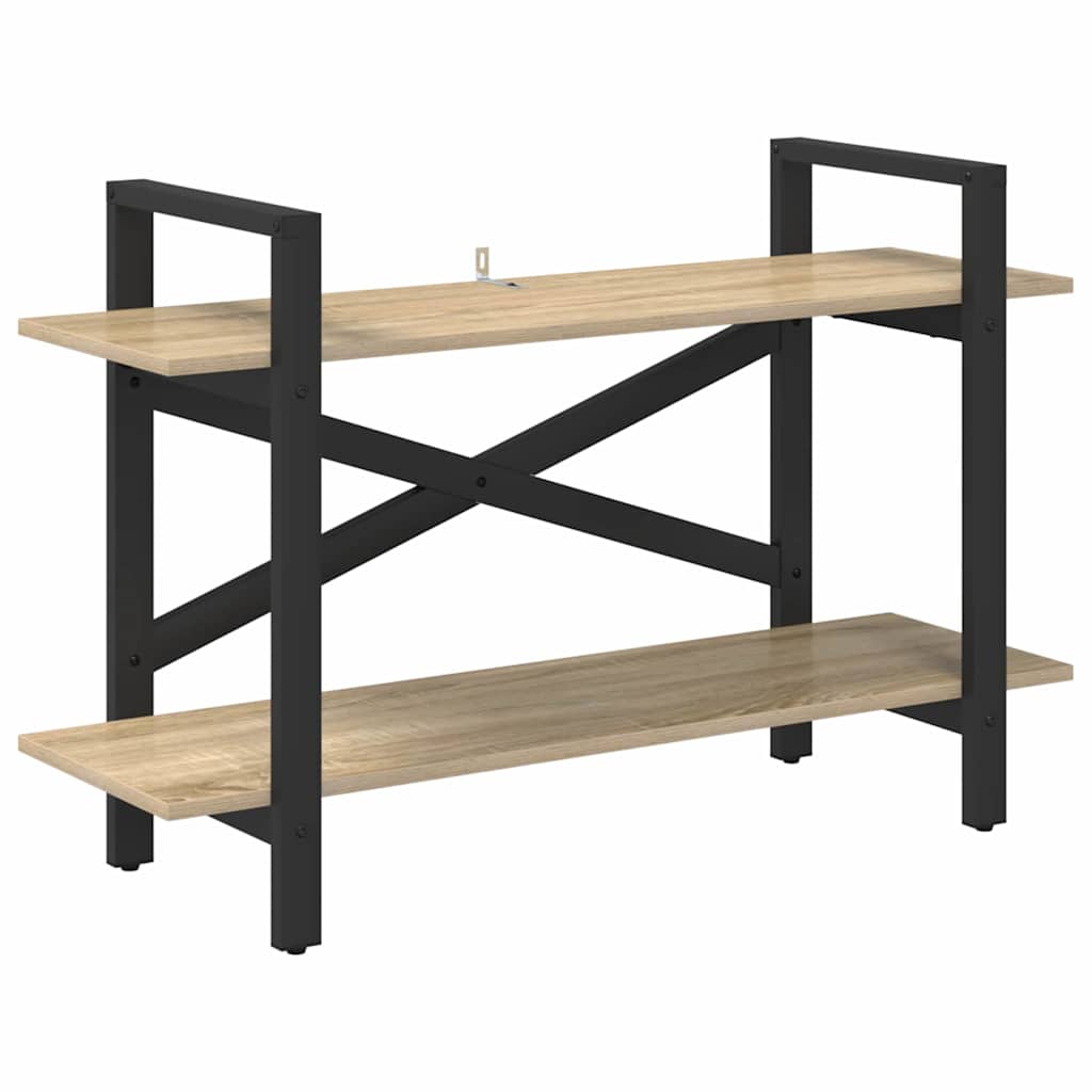 Bücherregal Sonoma-Eiche 100 x 33,5 x 64 cm Holzwerkstoff