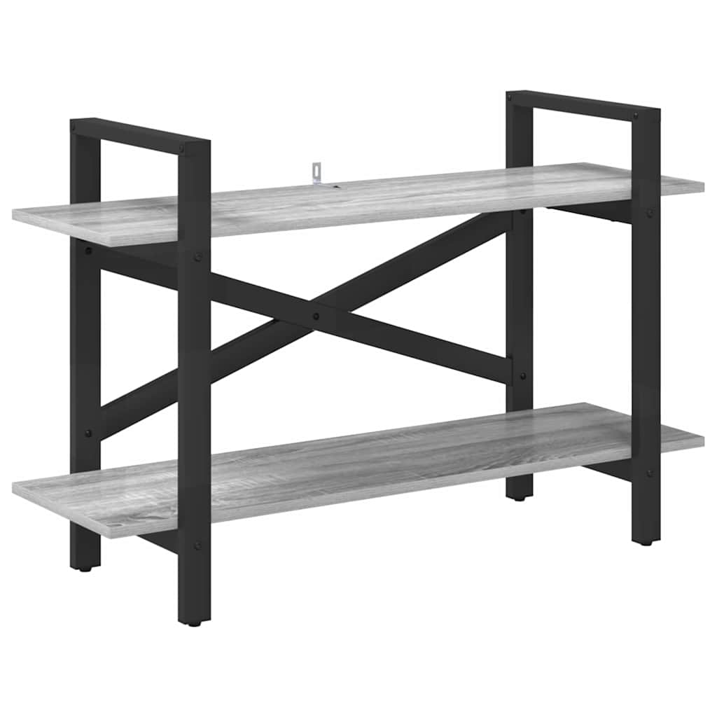 Bücherregal Graues Sonoma 100 x 33,5 x 64 cm Holzwerkstoff