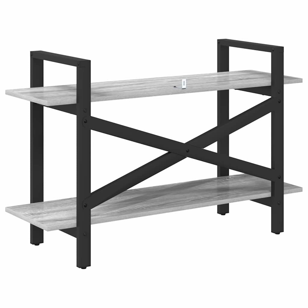 Bücherregal Graues Sonoma 100 x 33,5 x 64 cm Holzwerkstoff