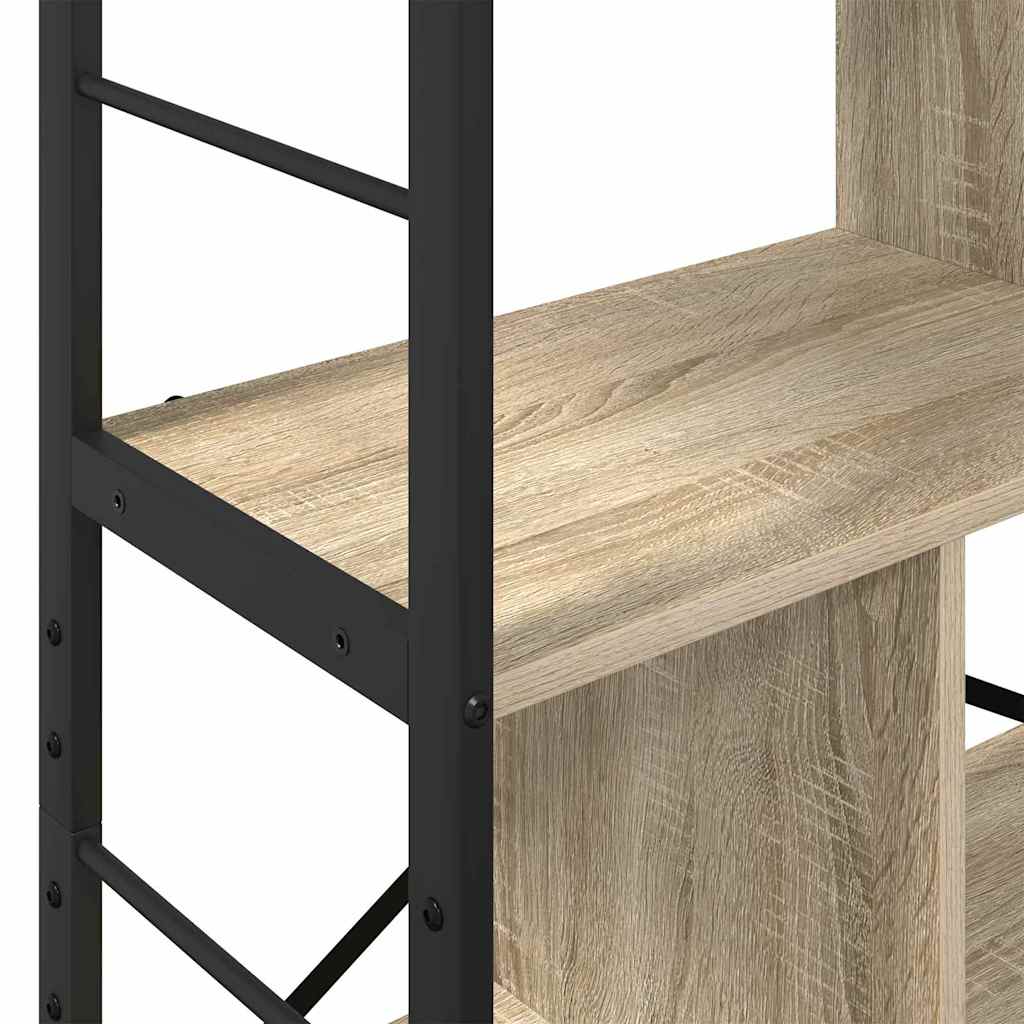 Bücherregal Sonoma-Eiche 75 x 30 x 156 cm Holzwerkstoff