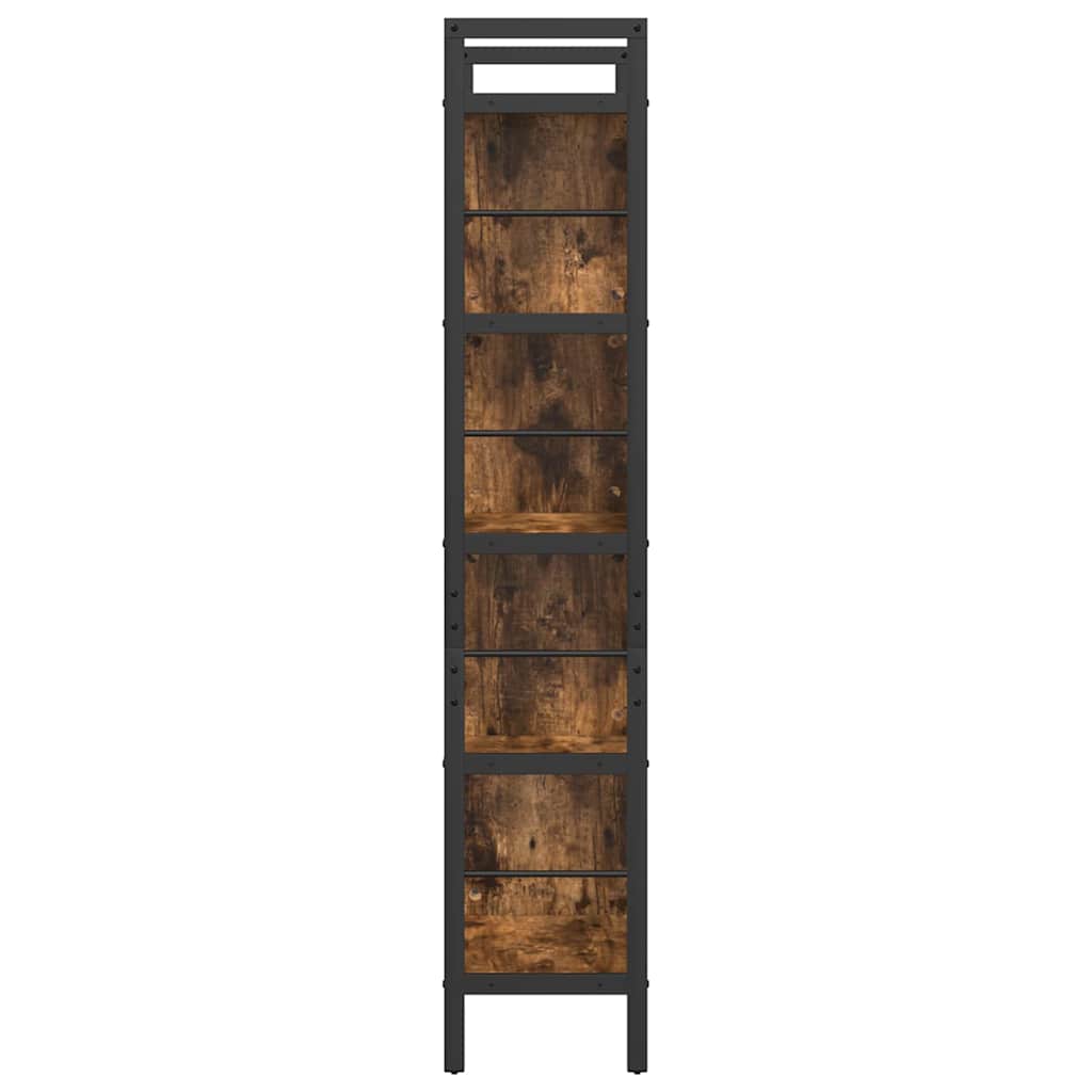 Bücherregal Geräucherte Eiche 75 x 30 x 156 cm Holzwerkstoff