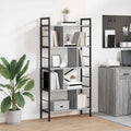 Bücherregal Graues Sonoma 75 x 30 x 156 cm Holzwerkstoff