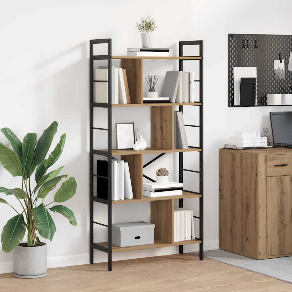 Bücherregal Artisan-Eiche 75 x 30 x 156 cm Holzwerkstoff