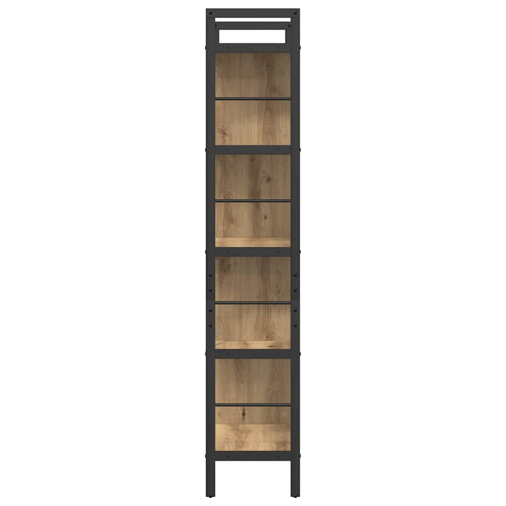 Bücherregal Artisan-Eiche 75 x 30 x 156 cm Holzwerkstoff