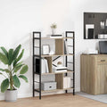Bücherregal Sonoma-Eiche 75 x 30 x 123,5 cm Holzwerkstoff