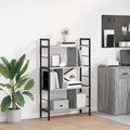 Bücherregal Graues Sonoma 75 x 30 x 123,5 cm Holzwerkstoff