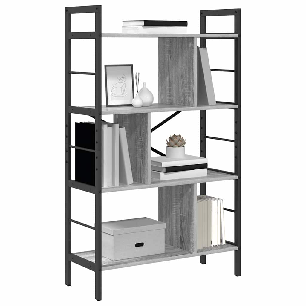 Bücherregal Graues Sonoma 75 x 30 x 123,5 cm Holzwerkstoff