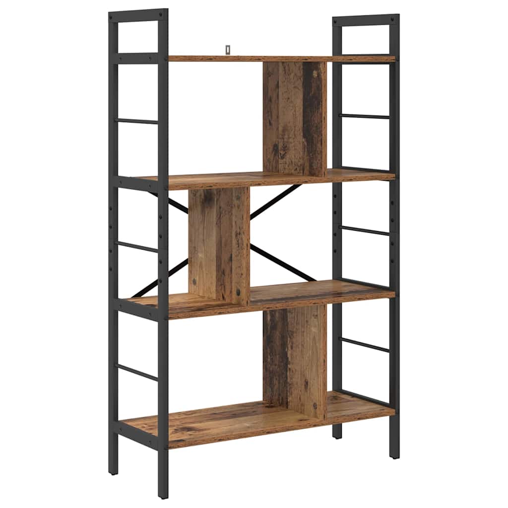 Bücherregal Altholz 75 x 30 x 123,5 cm Holzwerkstoff