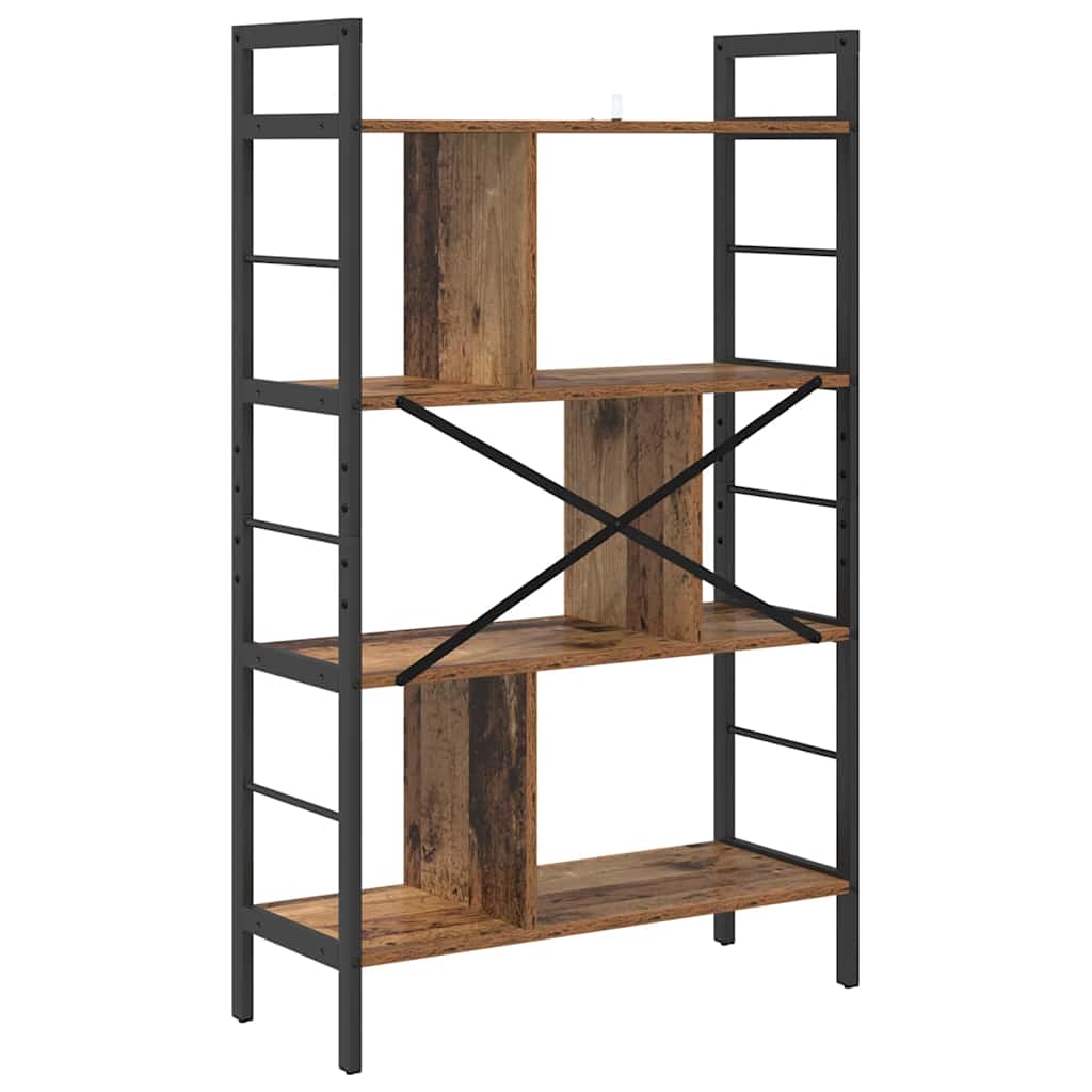 Bücherregal Altholz 75 x 30 x 123,5 cm Holzwerkstoff