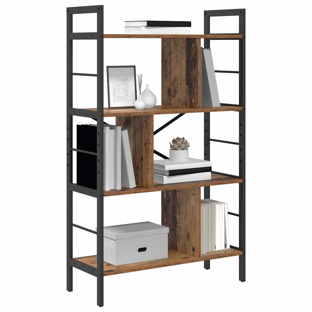 Bücherregal Altholz 75 x 30 x 123,5 cm Holzwerkstoff