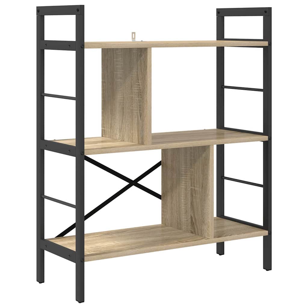 Bücherregal Sonoma-Eiche 75 x 30 x 91 cm Holzwerkstoff