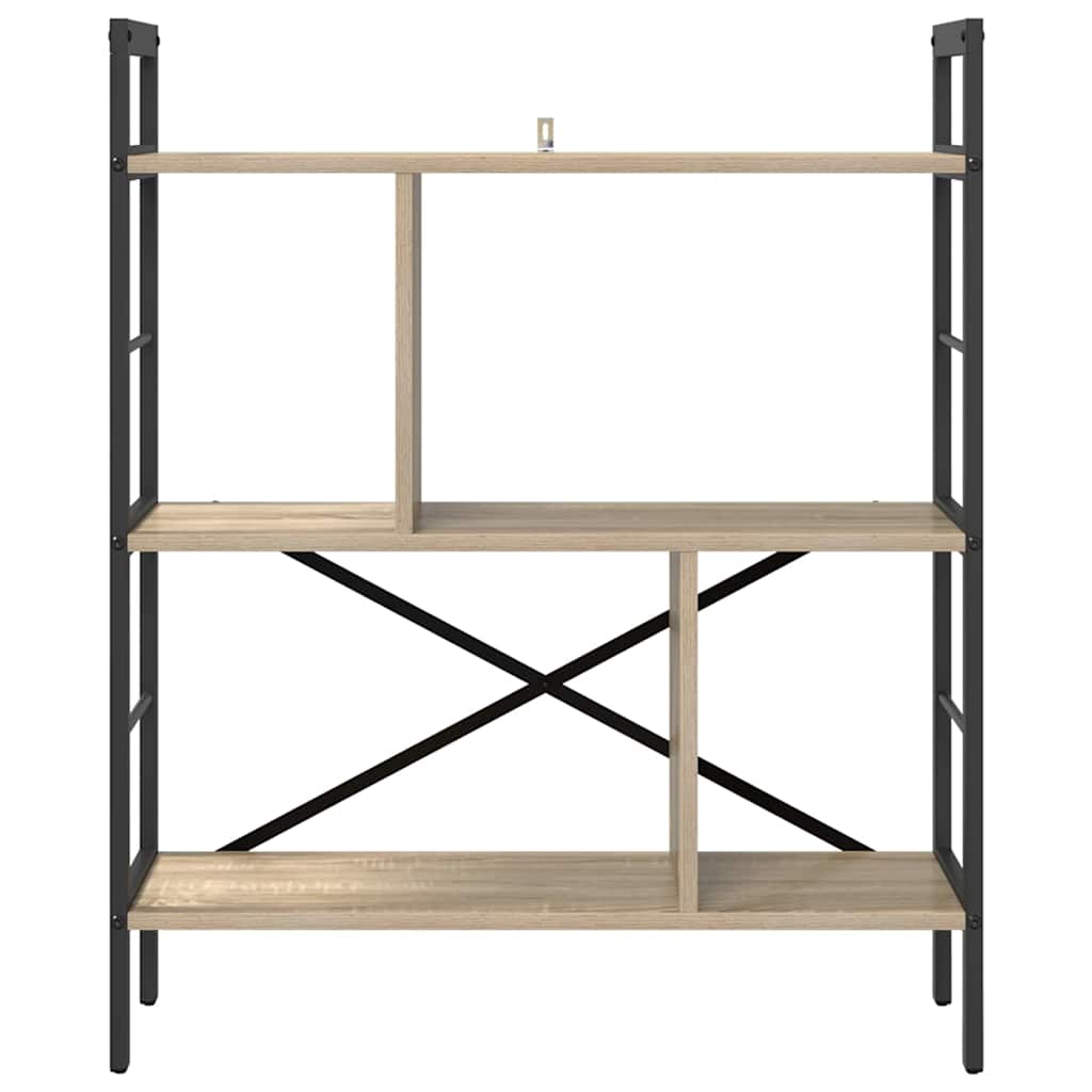 Bücherregal Sonoma-Eiche 75 x 30 x 91 cm Holzwerkstoff