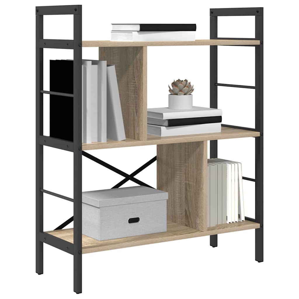 Bücherregal Sonoma-Eiche 75 x 30 x 91 cm Holzwerkstoff