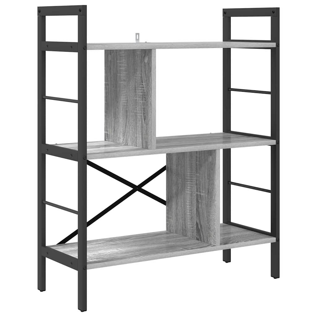 Bücherregal Graues Sonoma 75 x 30 x 91 cm Holzwerkstoff