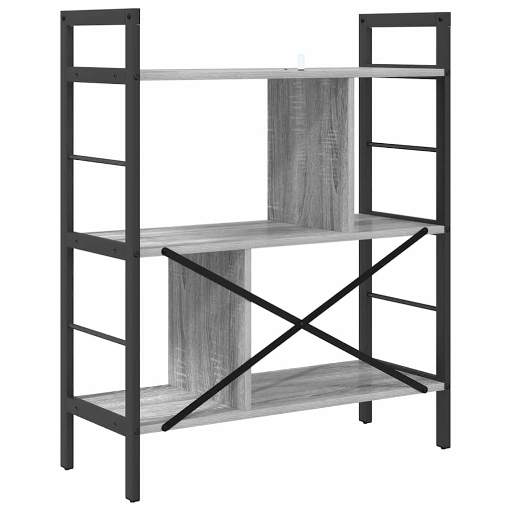 Bücherregal Graues Sonoma 75 x 30 x 91 cm Holzwerkstoff