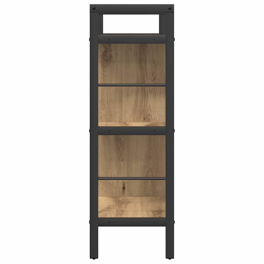 Bücherregal Artisan-Eiche 75 x 30 x 91 cm Holzwerkstoff