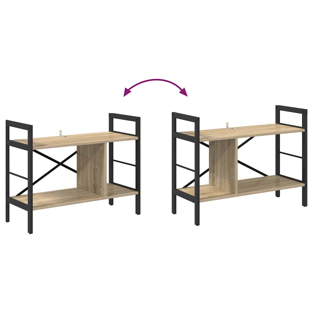 Bücherregal Sonoma-Eiche 75 x 30 x 58,5 cm Holzwerkstoff