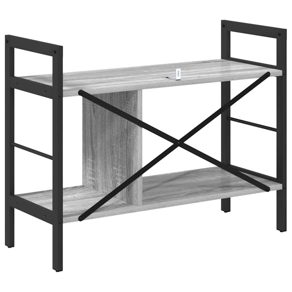 Bücherregal Graues Sonoma 75 x 30 x 58,5 cm Holzwerkstoff