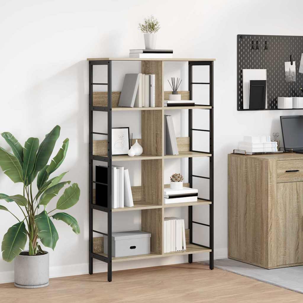 Bücherregal Sonoma-Eiche 82 x 32 x 144,5 cm Holzwerkstoff