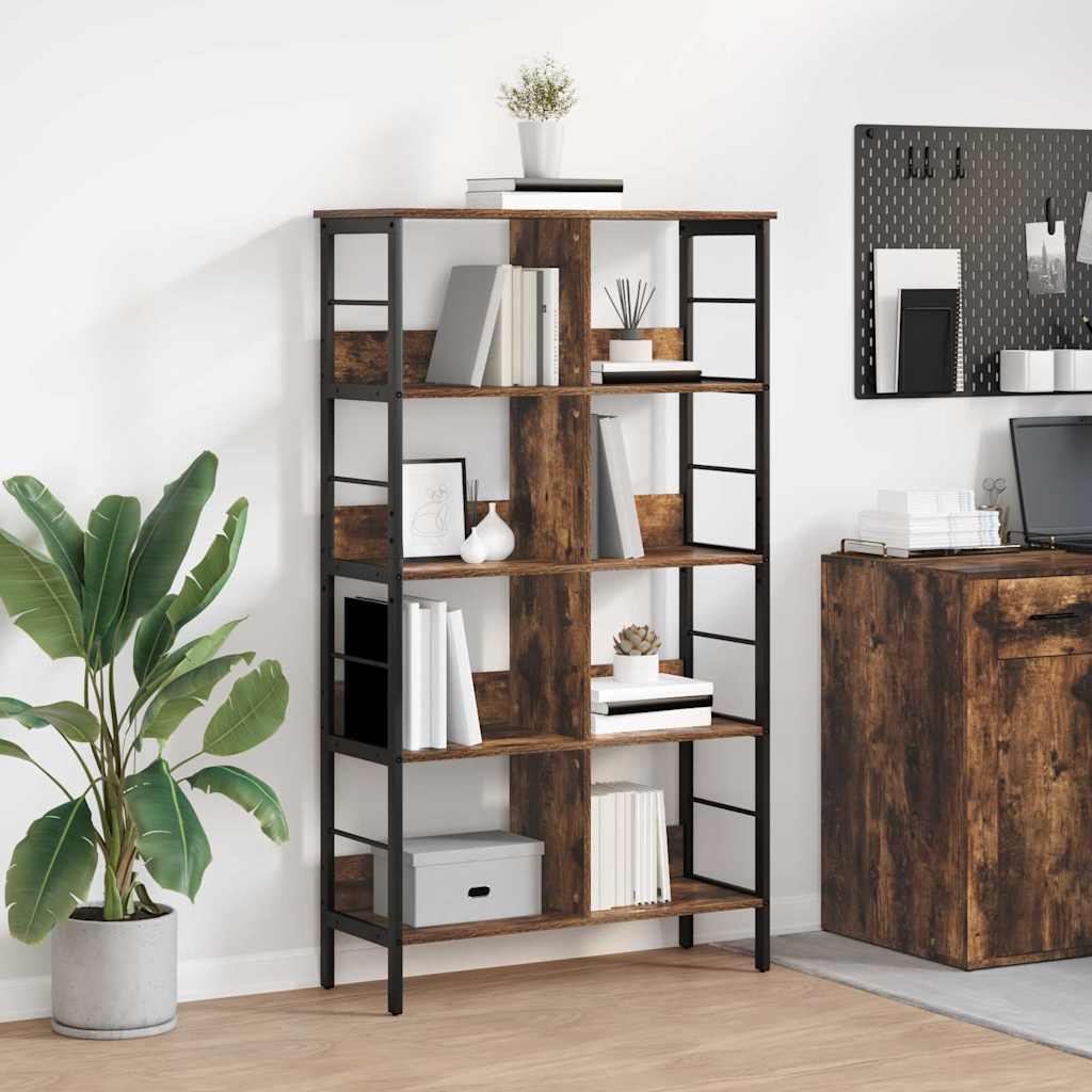 Bücherregal Geräucherte Eiche 82 x 32 x 144,5 cm Holzwerkstoff