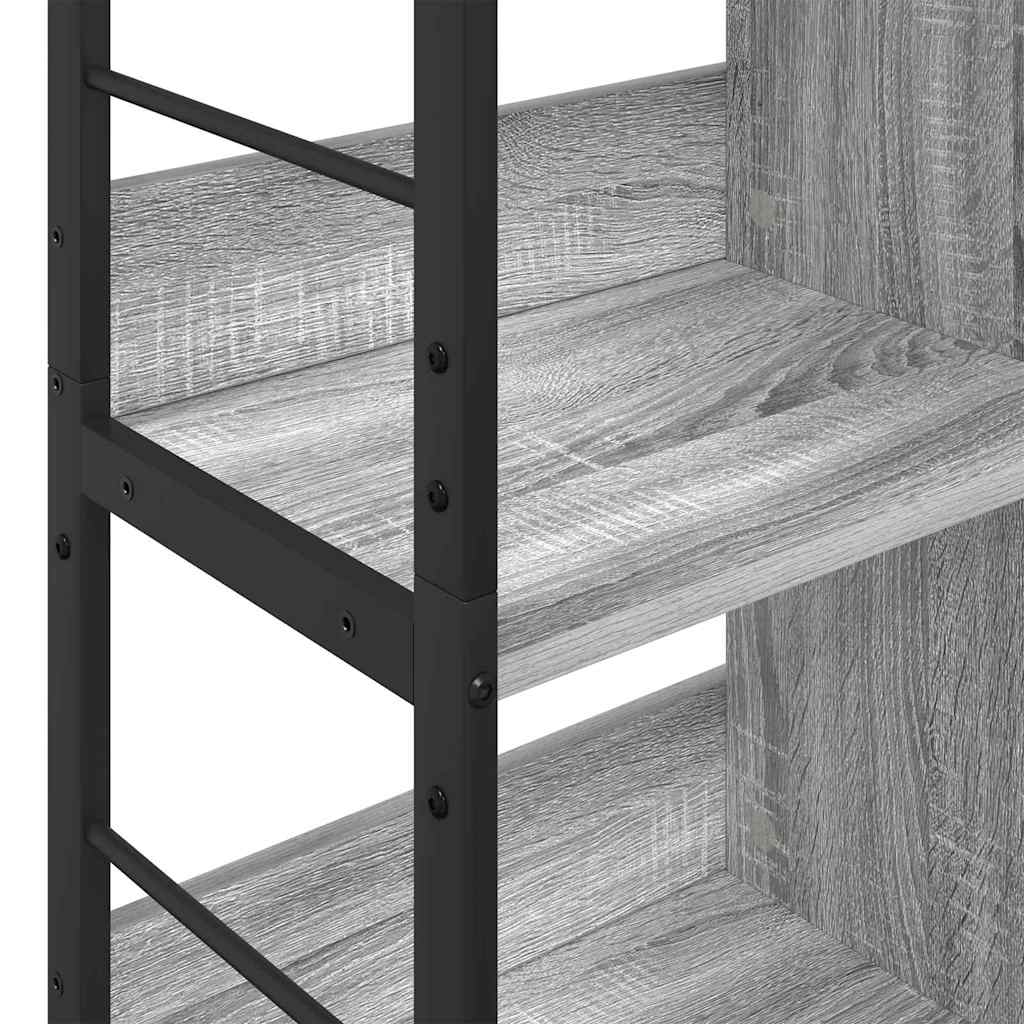 Bücherregal Graues Sonoma 82 x 32 x 144,5 cm Holzwerkstoff
