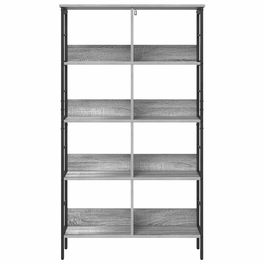 Bücherregal Graues Sonoma 82 x 32 x 144,5 cm Holzwerkstoff