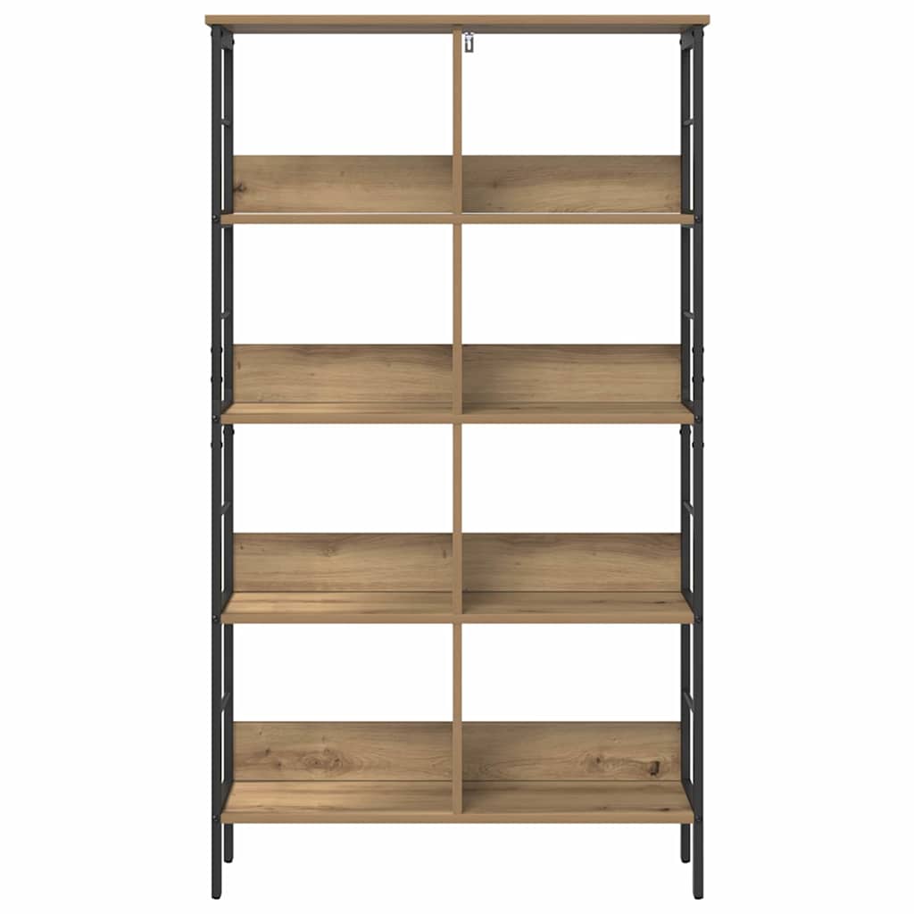 Bücherregal Artisan-Eiche 82 x 32 x 144,5 cm Holzwerkstoff
