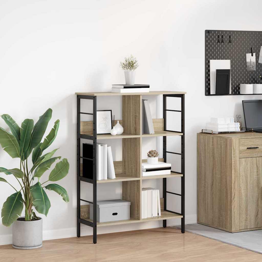 Bücherregal Sonoma-Eiche 82 x 32 x 112 cm Holzwerkstoff