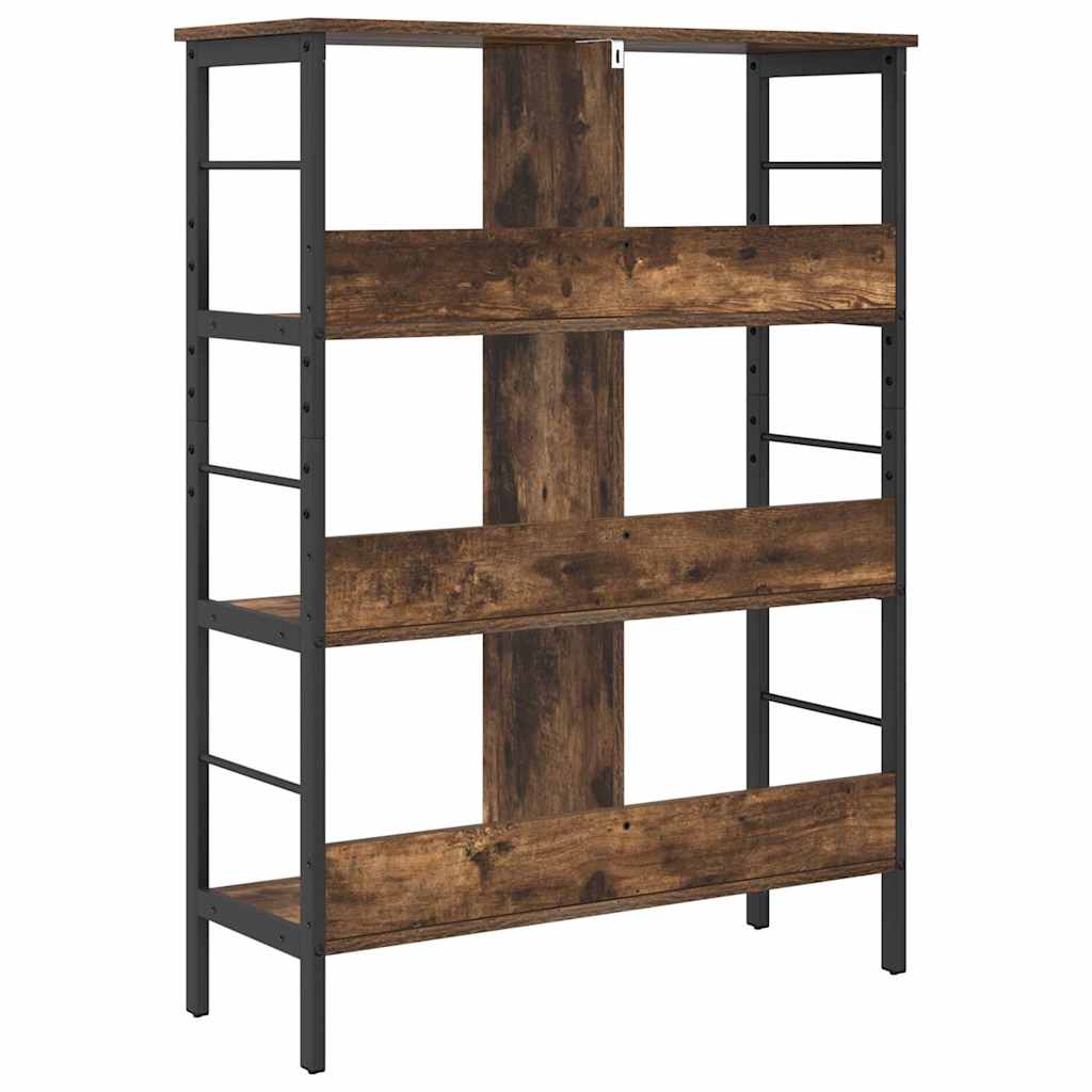 Bücherregal Geräucherte Eiche 82 x 32 x 112 cm Holzwerkstoff