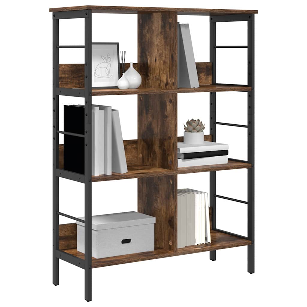 Bücherregal Geräucherte Eiche 82 x 32 x 112 cm Holzwerkstoff