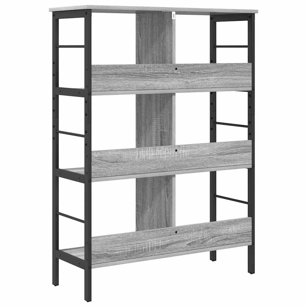 Bücherregal Graues Sonoma 82 x 32 x 112 cm Holzwerkstoff